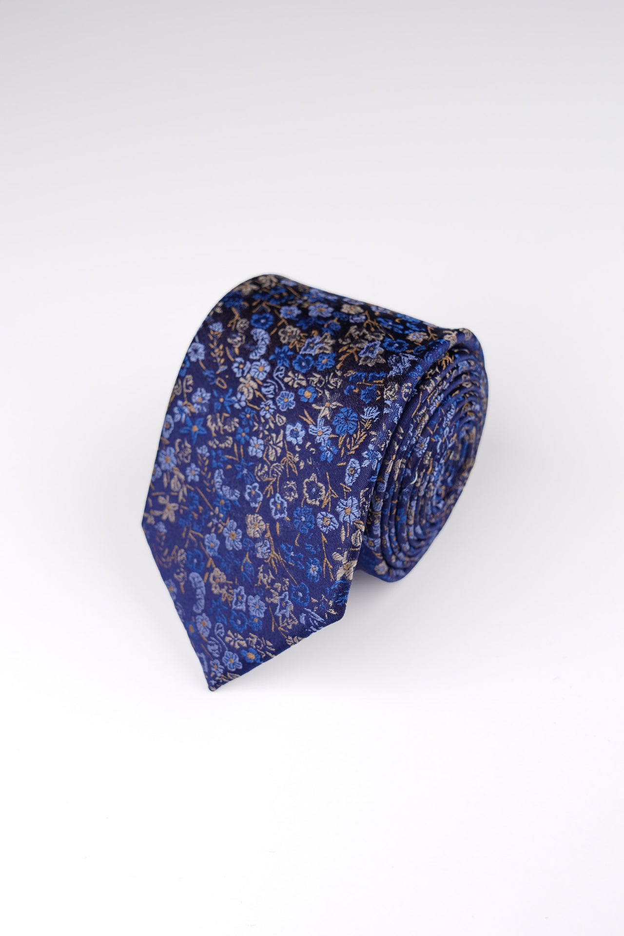 Blue Garden Floral Tie