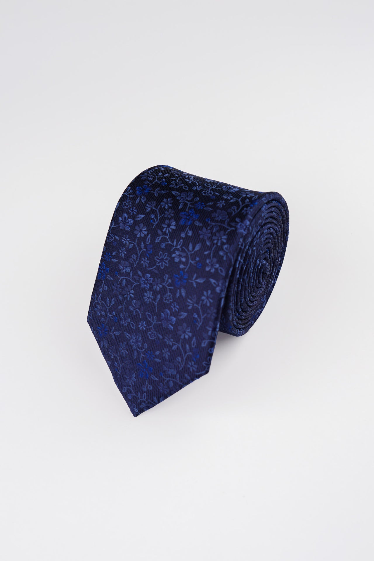 Navy Garden Floral Tie