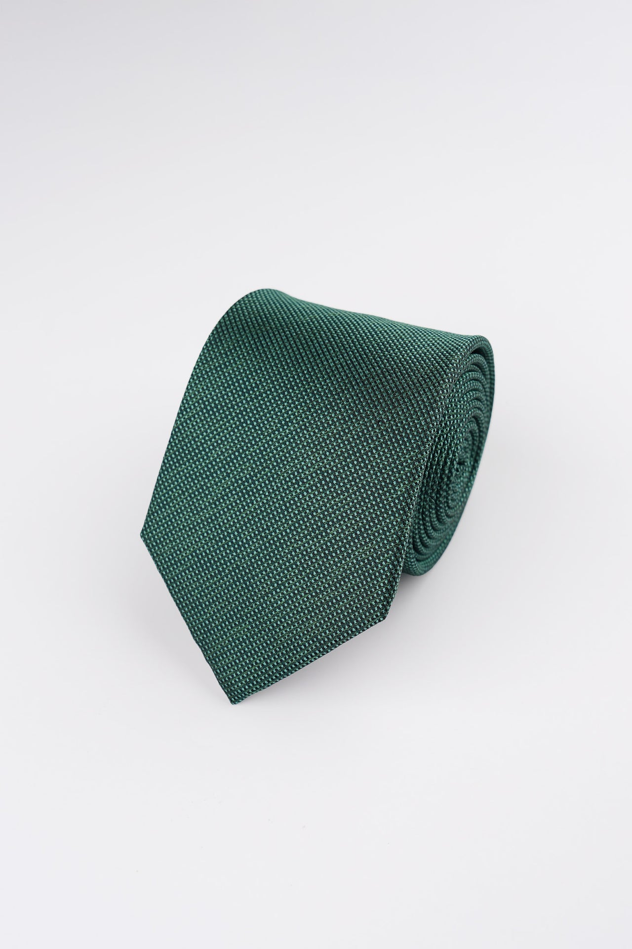 Green Textured Tie