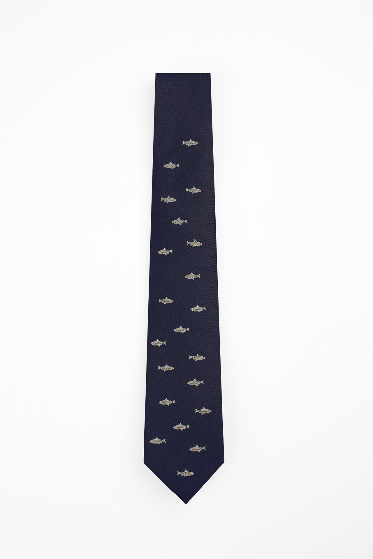 Navy Fish Tie