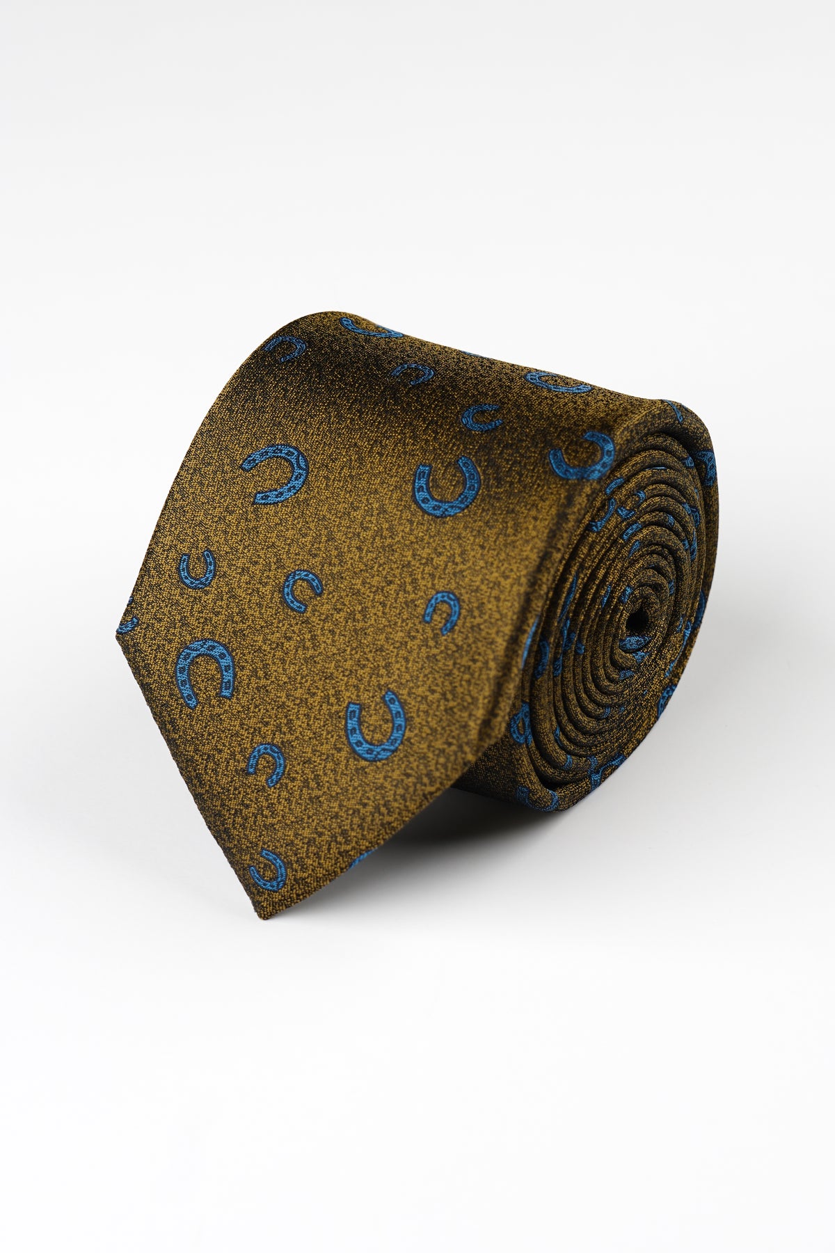 Mocha Horse Shoe Tie