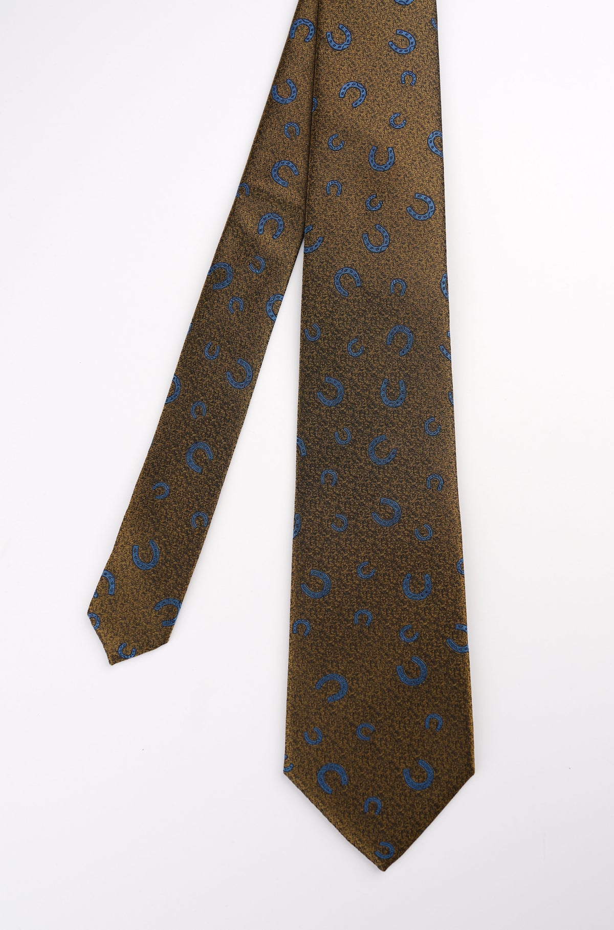 Mocha Horse Shoe Tie