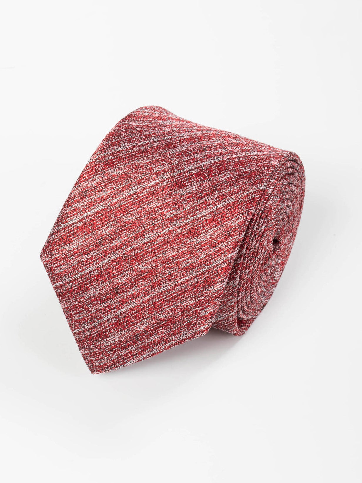 Red Textured Tie