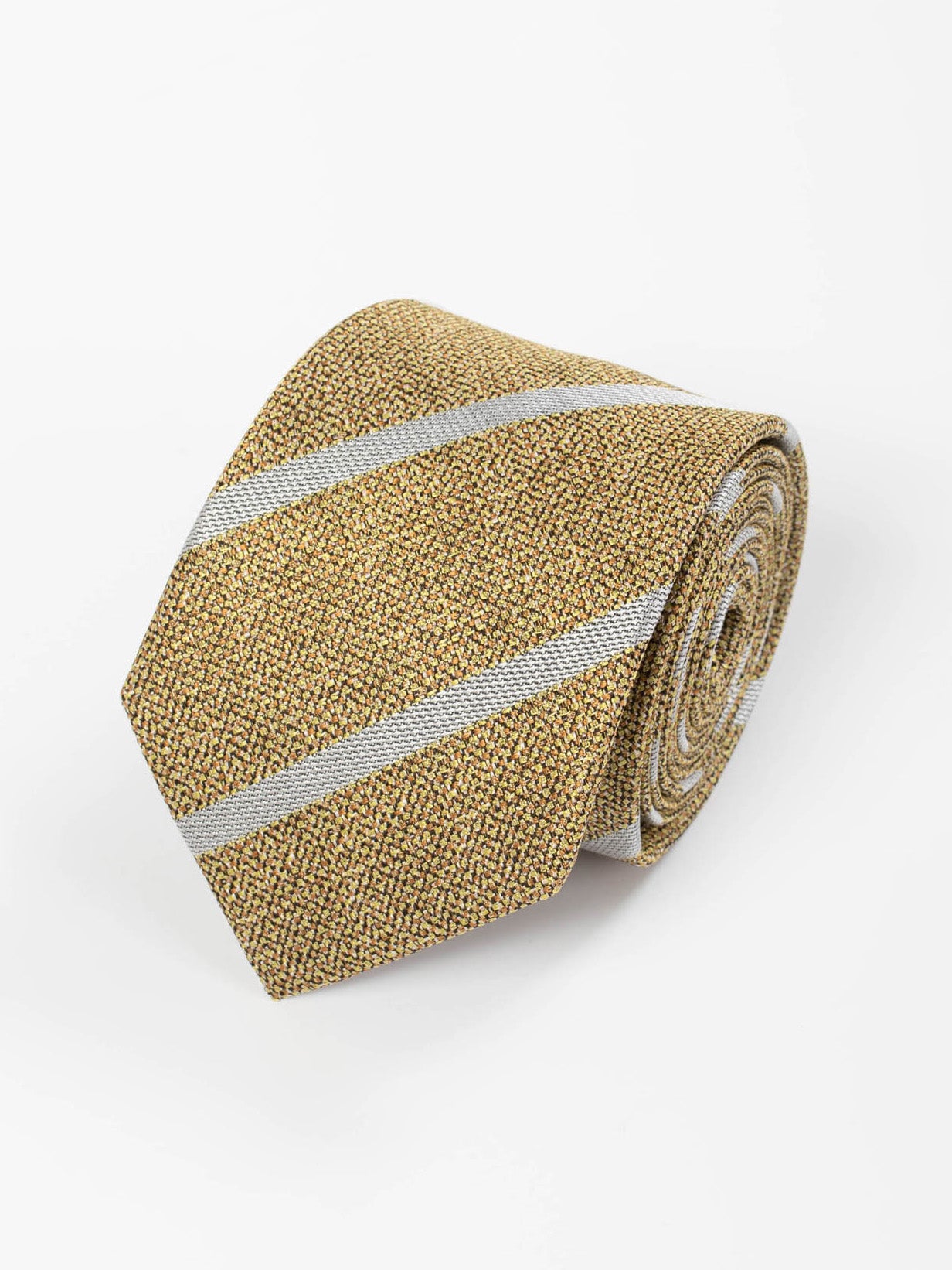 Champagne Gold Stripe Tie