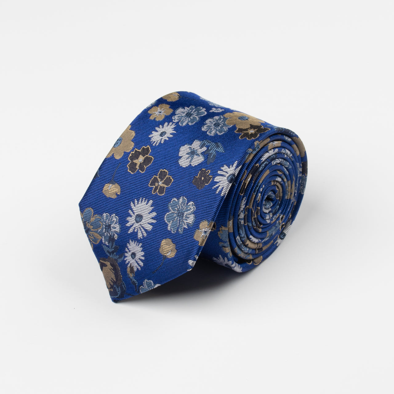 Cobalt Blossom Tie