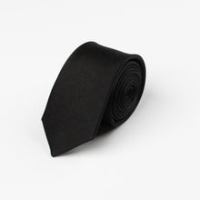  Black 6Cm Fine Ottoman Slim Tie
