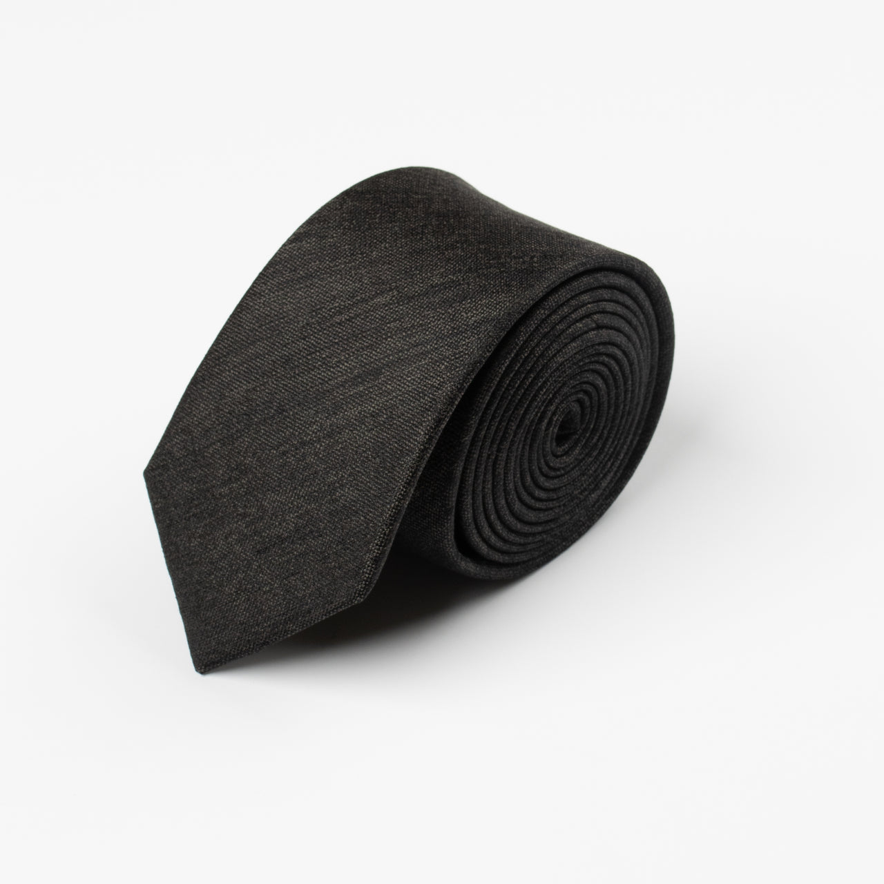 Black 6CM Texture Slim Tie