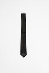 Black 6Cm Fine Ottoman Slim Tie