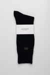 Navy Rib Socks