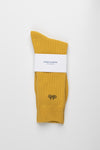 Yellow Rib Socks
