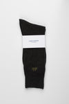 Charcoal Marle Rib Socks
