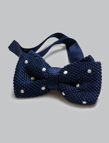  Knitted Spot Bow Tie