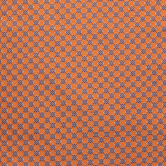 Orange Geo Pocket Square
