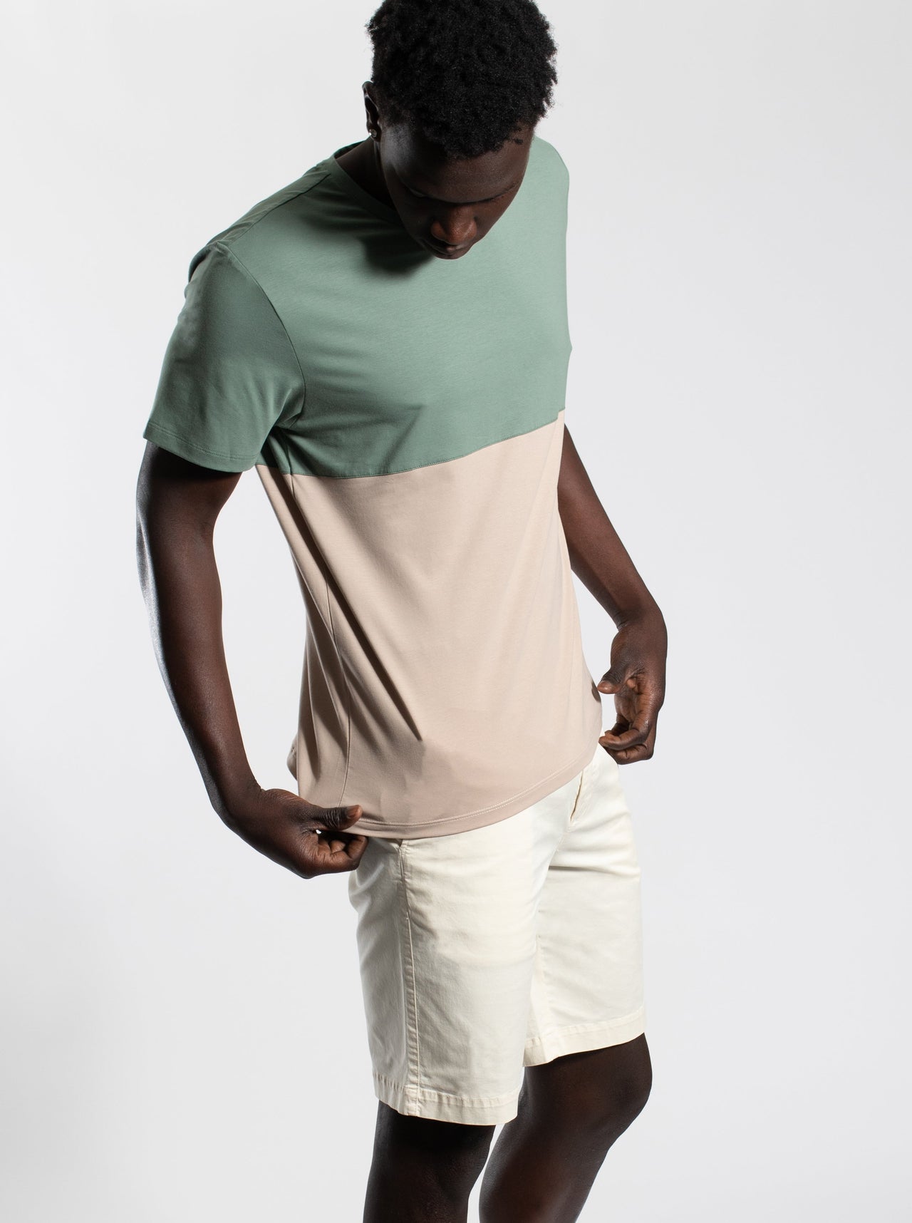 Sage 2 Tone Tee
