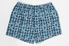 Blue Cotton/Linen Shorts - Mens