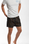 Navy Cotton/Linen Shorts - Mens