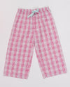 Pink Long Cotton Pant - Ladies