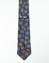 Brown with Blue Leaf Tie