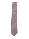 Blush Textured Check Tie