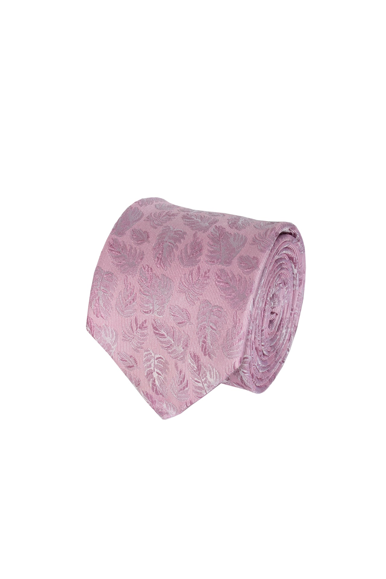 Pink Leaf Tie