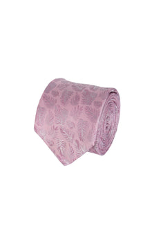  Pink Leaf Tie