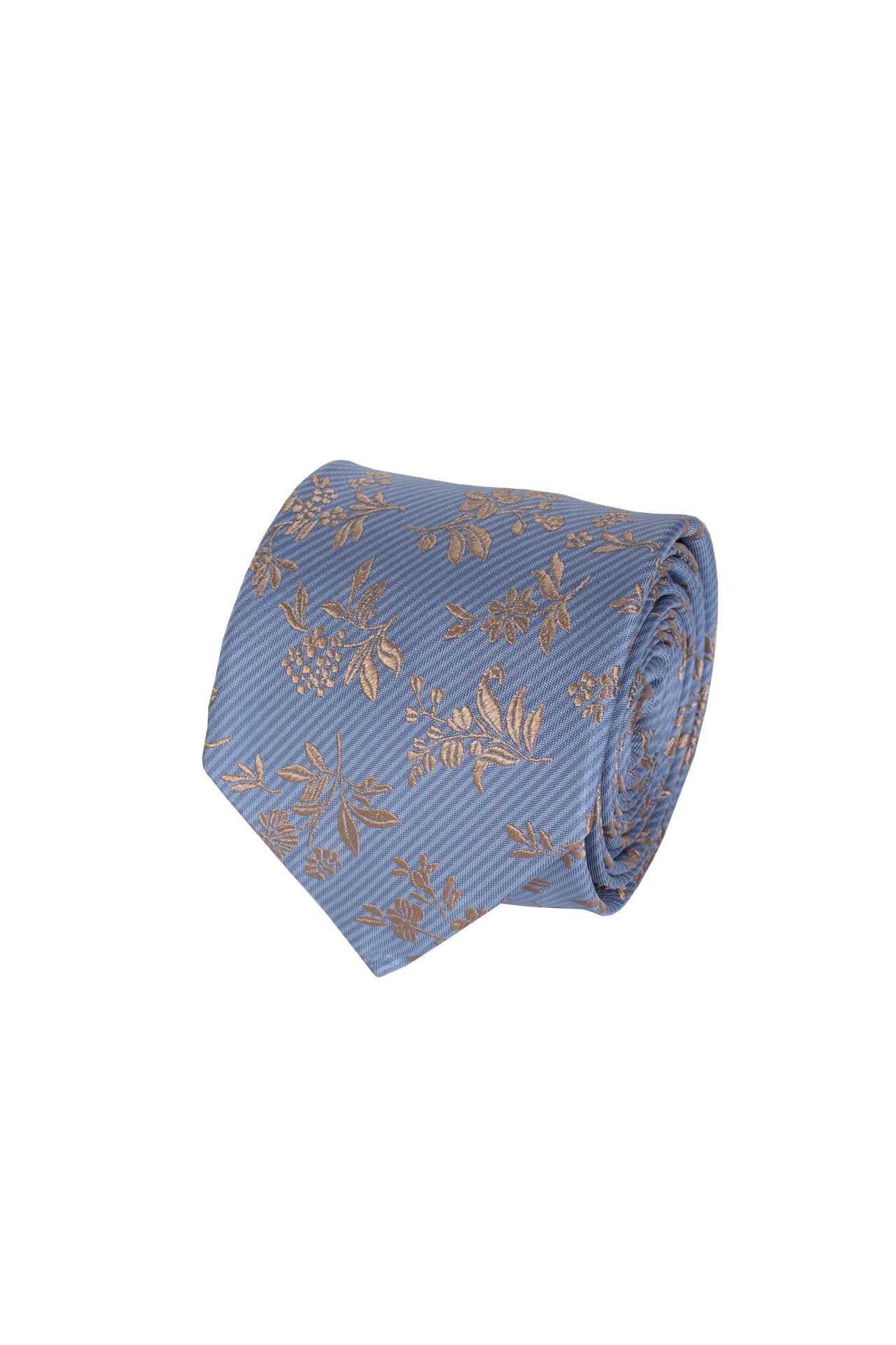 Blue Floral Tie