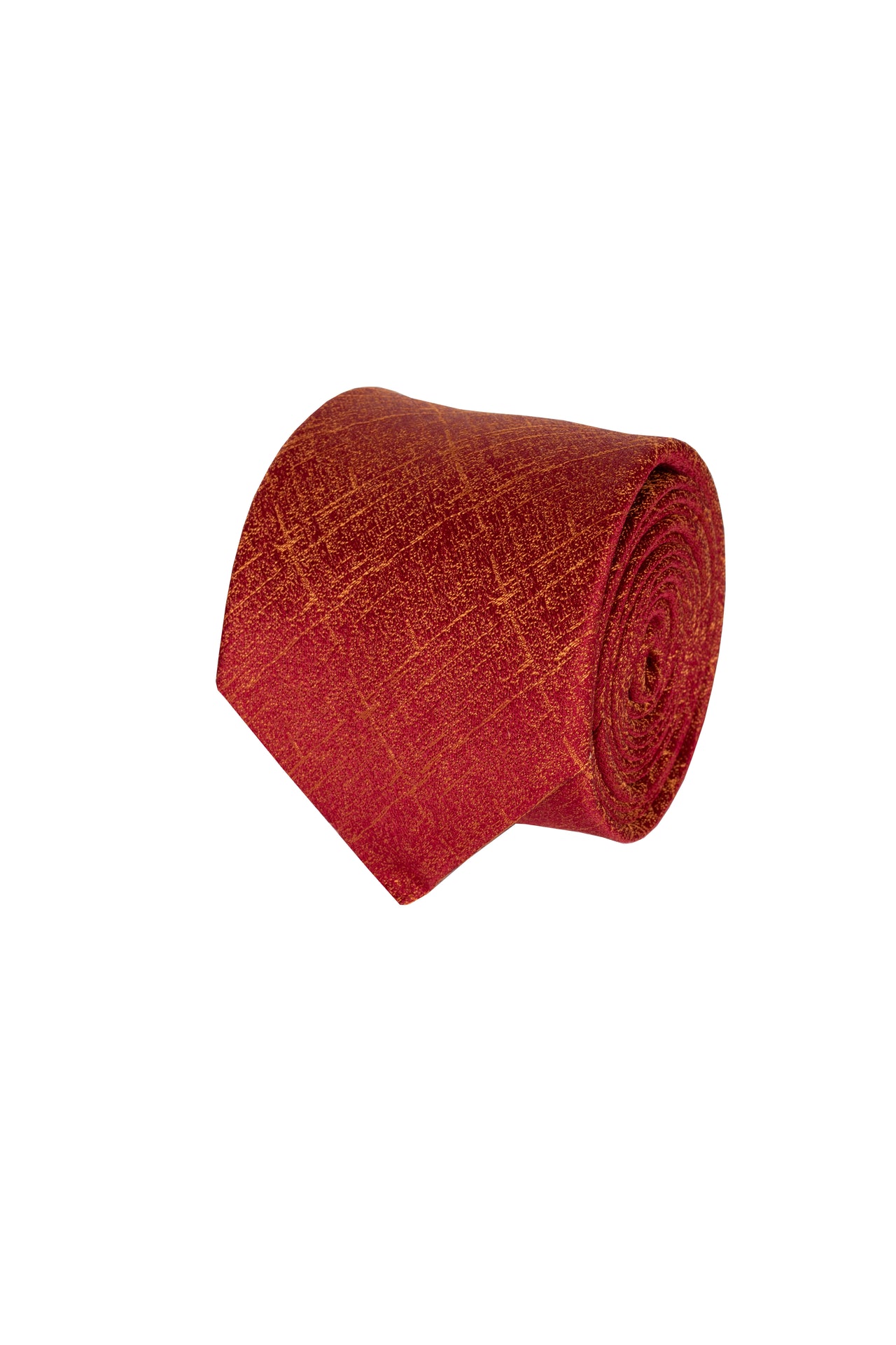 Orange Textured Tie