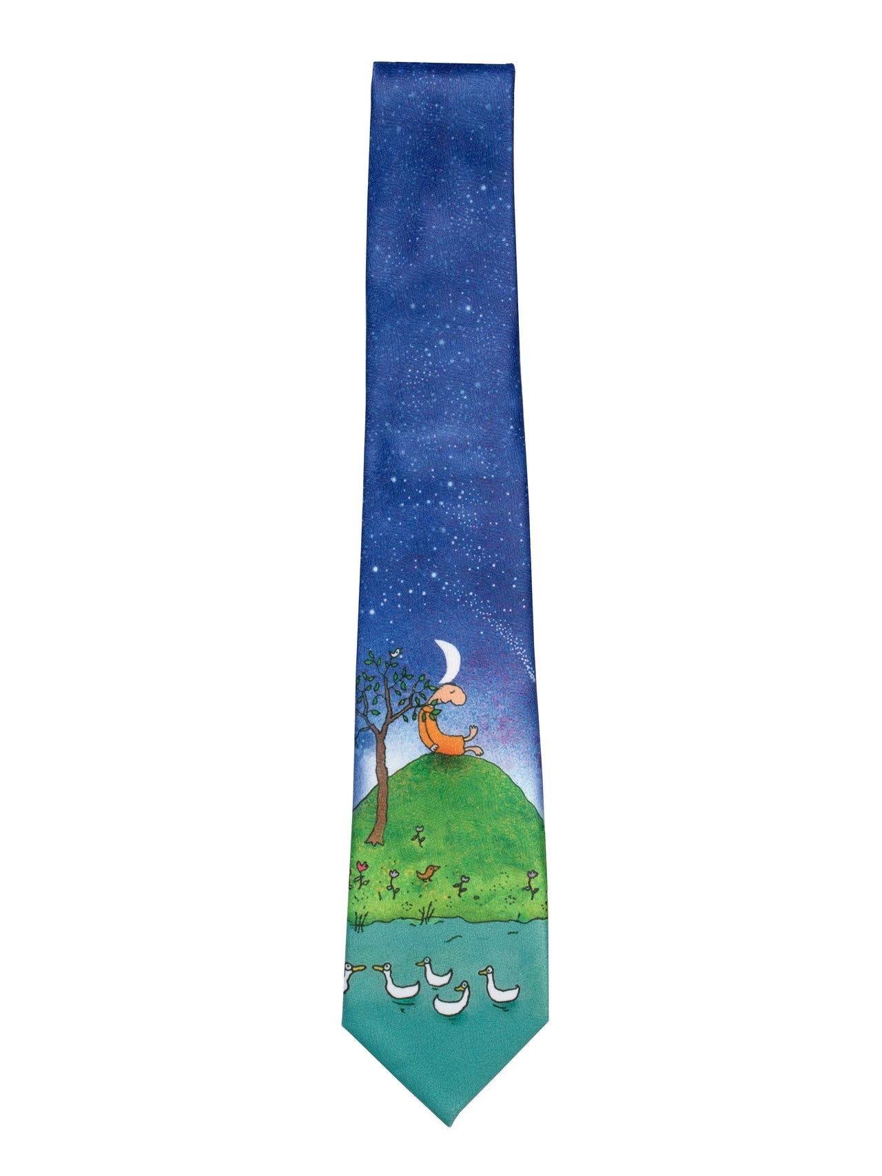 Moonstruck Limited Edition Michael Leunig Tie