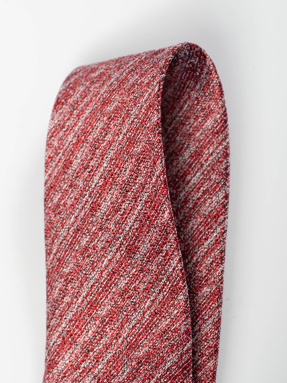 Red Textured Tie