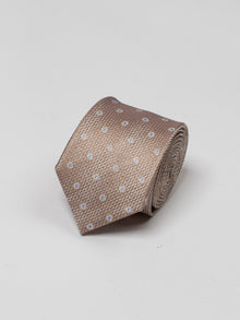  Champagne Gold Spot Texture Tie