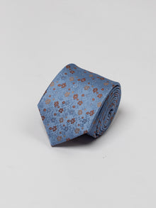  Blue Ditsy Floral Tie