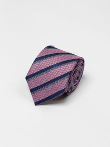  Pink Stripe Texture Tie
