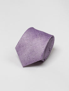  Lilac Herringbone Texture Tie