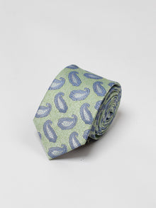  Mint Textured Paisley Tie