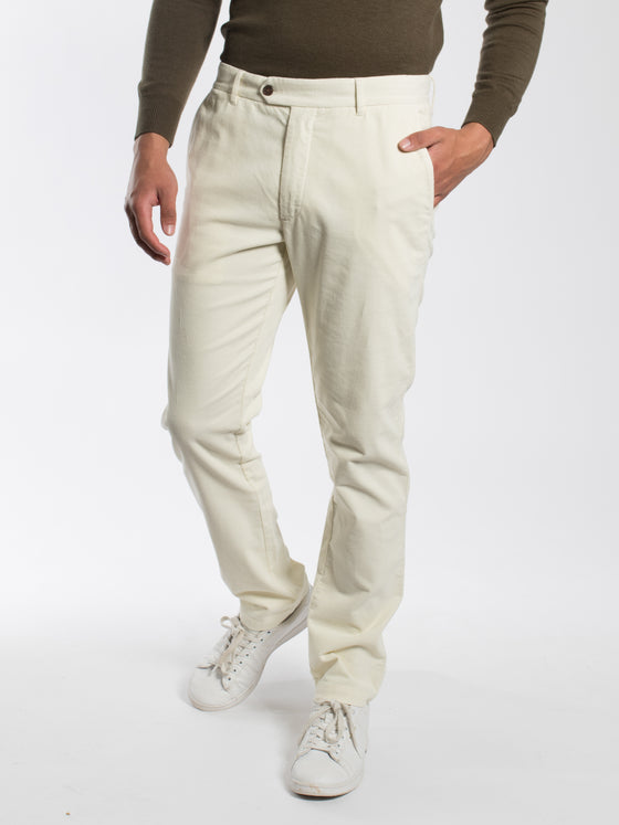 Natural Corduroy Cotton Spandex Pant
