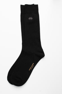  Black Rib Socks